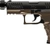Walther PPQ Combat Kit - Dark Earth Brown