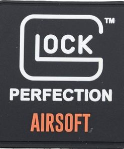 Umarex Elite Force Airsoft Guns and Airsoft Gear PVC Patch Glock Patch (Black/Orange) One Size
