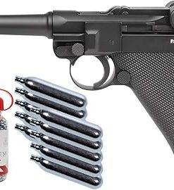 Umarex Legends Blowback P08 CO2 Pistol Kit, Full Metal air Pistol