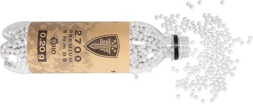 Elite Force Umarex Premium Biodegradable 6mm Airsoft BBS Ammo.20 Gram, 2700 Count, White, 2279-BIO - Image 2