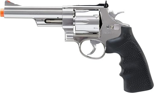 Umarex Smith & Wesson M29 Classic Revolver 6mm BB Pistol Airsoft Gun, Silver/Black - Image 2