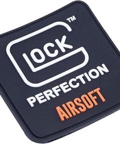 Umarex Elite Force Airsoft Guns and Airsoft Gear PVC Patch Glock Patch (Black/Orange) One Size 2