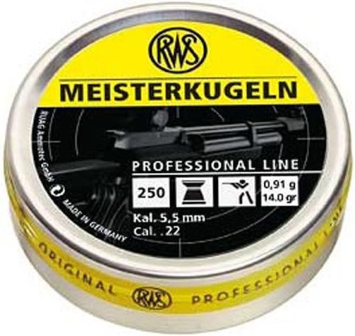 RWS Meisterdugeln .22 Caliber 14.0 G Airgun Pellets - Image 2