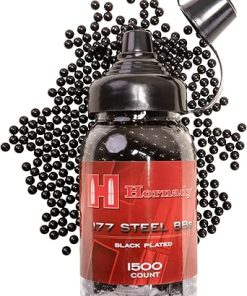 Hornady Black Plated .177 Caliber Steel BB Gun BBS (1500 Count)