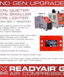 Umarex ReadyAIR Gen 2 Portable High Pressure Air Compressor Pump for PCP Air Rifles and Airguns 2
